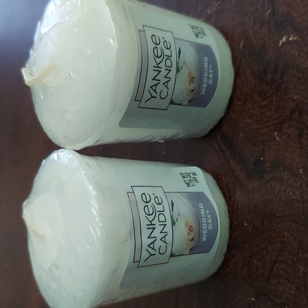 Yankee Candle Wedding Day Votive Set of 2